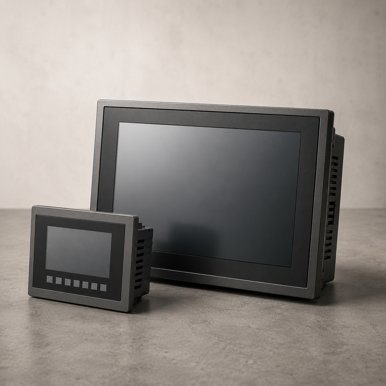 IHMs e painéis touchscreen industriais